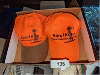(2) Rural King Hats