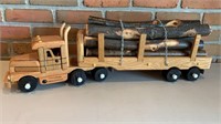 Wooden lumber truck - handmade?