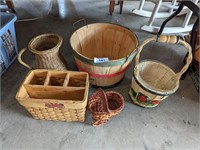 Baskets, Some w/ Apple Decor