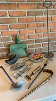 Primitive assorted kitchen tools