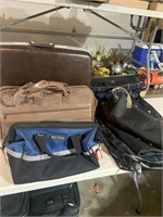 Assorted suitcases & duffel bags