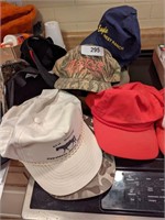 Assorted Caps & Hats - (2) are Cincinnati Reds