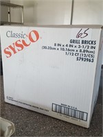 new box of 12 grill bricks