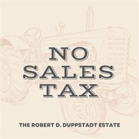 NO SALES TAX - ESTATE OF ROBERT D. DUPPSTADT