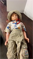 Safari doll 30’’ tall