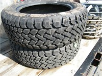 Two 185/60R15 Radial ST Snow tires