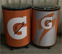 (2) Rolling Gatorade Coolers