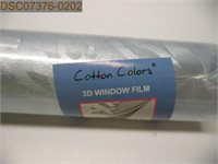 Cotton Colors Privacy 3D Window Film 35.4"x78.7"