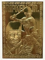 Cal Ripken 23k Gold Card with COA