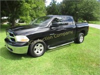 2009 Black Dodge Ram 1500 Quad Cab