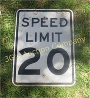 20 mph Speed Limit Sign - 13
