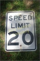 20 mph Speed Limit Sign - 14