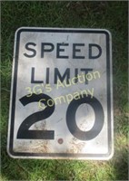 20 mph Speed Limit Sign - 15