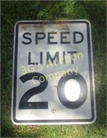 20 mph Speed Limit Sign - 16