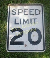 20 mph Speed Limit Sign - 17