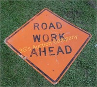 Road Work Ahead Sign - 27