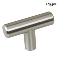 GlideRite Hardware 7002-T-SS-10 Stainless 2-3/8 i