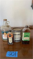 Antique bottles/cans -Betty Ann port wine,