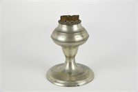 Pewter Lard Lamp w/ Wide Burner