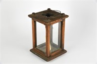 Hand Carried Wooden Lantern