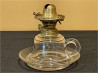 Cup and Saucer Oil Lamp