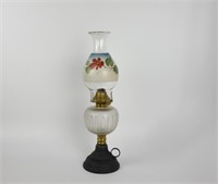 Ribbed Pattern Oil Lamp