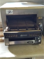 holman qcs conveyor toaster, working