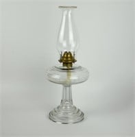 Oil Lamp with a Saturn Ribbed Pattern