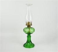 Erin Fan Green Glass Oil Lamp