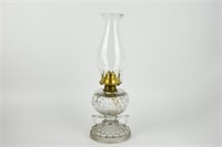 Fish Scale Pattern Double Handled Oil Lamp