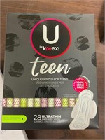 Ultra-Thin Pads for Teens-Kotex-PK/28 x4