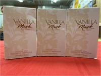 3 bottles Vanilla Musk by Coty cologne 50ml each