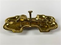 Brass Candle Snuffer with Tray