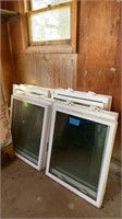 New window sashes - 
5) 24” x 29” &
3) 24” x 31”