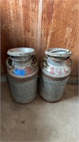 Superior and unknown heavy duty milk cans