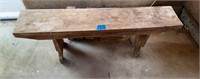 Rustic wood bench Approx 5ft