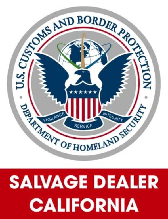 U.S. Customs & Border Protection (Salvage) 8/23/2022 Cali