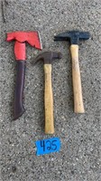 Hammers and hatchet