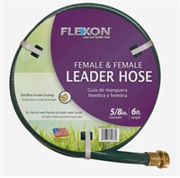 Flexon 5/8" x 6' Female & Female Green Leader Hose