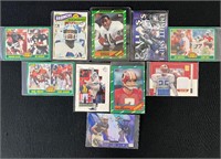 10 NFL Sports Cards