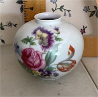 German painted vase