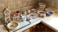 Large porcelain/plate/Corningware lot