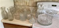 Large clear glass lot