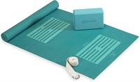 Gaiam Beginner's Yoga Starter Kit Set Blue