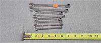 8 Snap-on SAE Wrenches