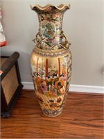 Japanese Satsuma Floor Vase