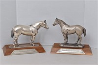 (2) 1970's American Quarter Horse Trophies