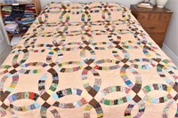 Wedding Ring Quilt in the Making