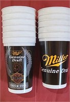 MILLER GENUINE DRAFT CUPS