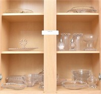 Collection of Candlewick Glassware